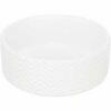 Trixie Pet Bowl, ceramic Bowl, 0.4 l/ø 13 cm, white