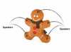 Toy-Play Holly Jolly Gingerbread Man