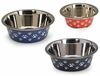 Colorful non-slip stainless steel bowl