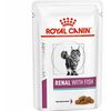 Royal Canin Cat VetDiet Renal With Fish Gravy konservi kaķiem ar zivi 85g