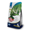 N&D dog spirulina bezgraudu sausā barība ar jēru, spirulīnu un godži ogām, mazo šķirņu kucēniem 2kg