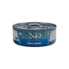 N&D cat ocean konservi ar tunci un garnelēm 6x70g
