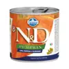 N&D dog konservi ar jēru, ķirbi un mellenēm 6x285g