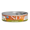N&D cat pumpkin bezgraudu konservi ar pīli un ķirbi 6x70g