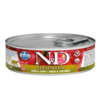 N&D cat grain-free canned food skin&coat with duck and coconut 6x80g