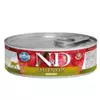 N&D cat quinoa bezgraudu konservi URINARY ar pīli 6x80g