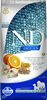 N&D dog dry food with cod, spelt wheat, oats, and oranges, for adult medium and large breed dogs 12kg