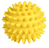 Vinyl ball hedgehog, 9.2cm yellow A307